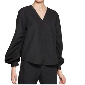 Prologue Puff Balloon Sleeve Button Down Top